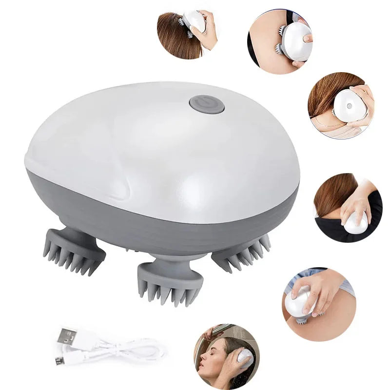 Rechargeable Electric Scalp & Body Massager