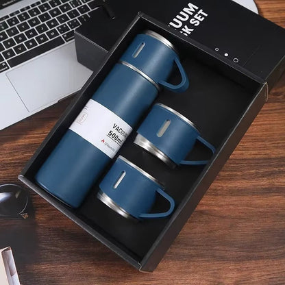 Premium Vacuum Flask Gift Set