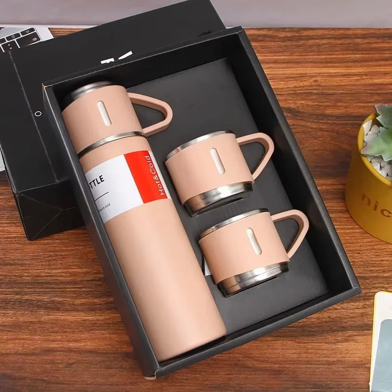 Premium Vacuum Flask Gift Set